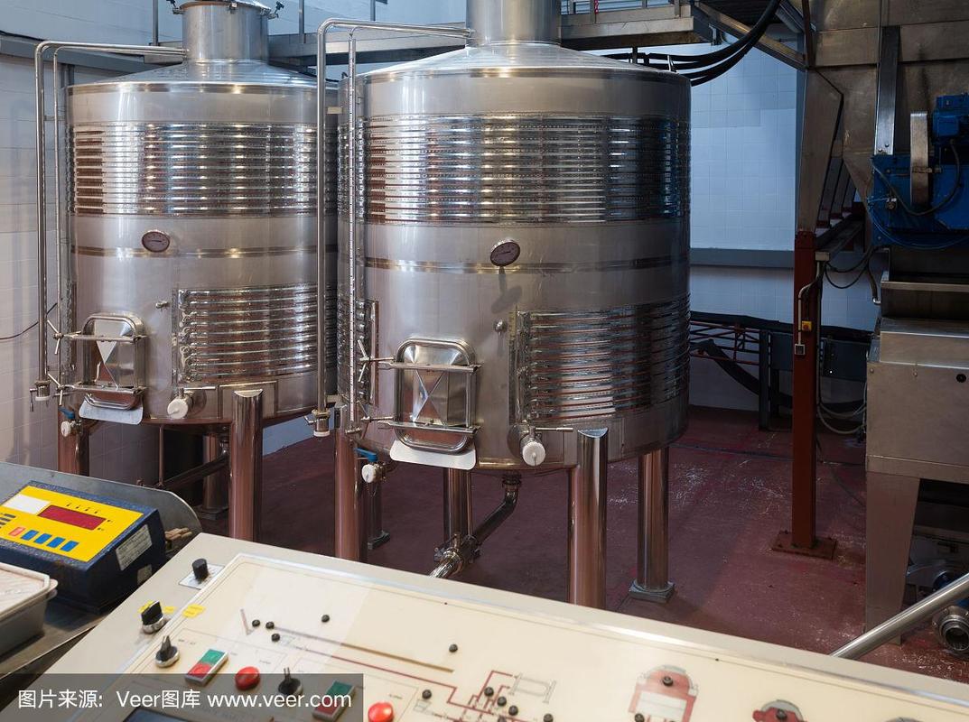 食品加工廠,葡萄酒,工廠,材料,酒窖